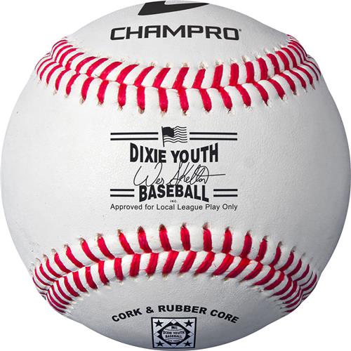 Champro Dixie League Category 3 Genuine Leather Baseballs CDL-40