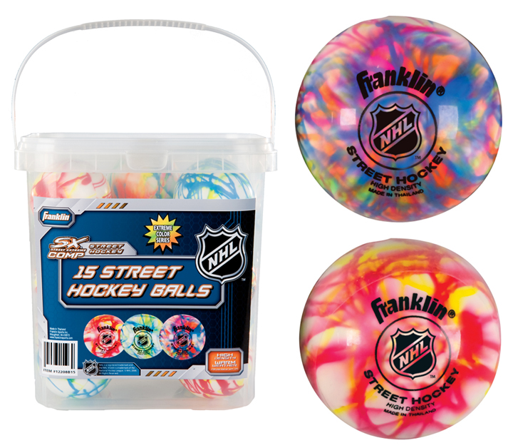 E26859 Franklin Sports NHL Street Hockey Balls 15 pk