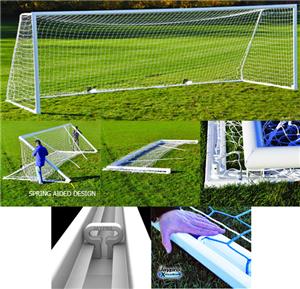 Jaypro Nova Ultimate Folding Soccer Goal (Pair) - Soccer Equipment And Gear