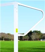 Soccer Goals - Classic Official Square Goal - Semi-Permanent with European Backstays 8 ft.H x 24 ft