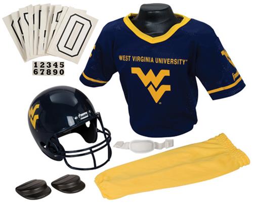 College Yth Football Team Uniform Set W. VIRGINIA