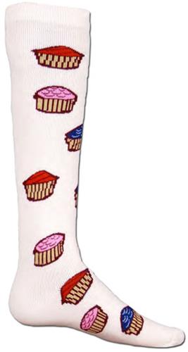 Red Lion White Cupcake Socks