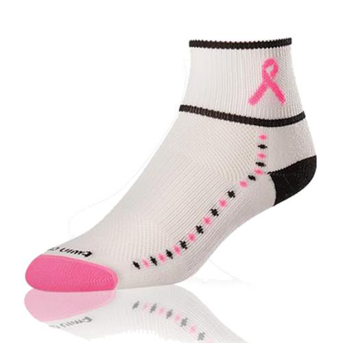TCK Cancer Ribbon Quarter II Socks (12+)