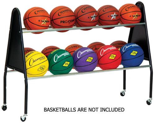 Champion Sports Basketball 15 Ball Cart