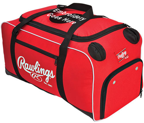 Rawlings Covert Baseball/Softball Bat Duffel Bag. Embroidery is available on this item.