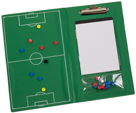 Champion Sports Magnetic Soccer Clipboard Set