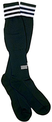 Italian Soccer Referee White OSI Striped Socks