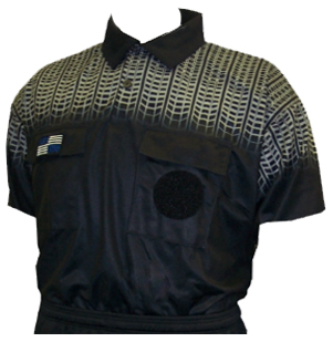 NISOA College Referee Black Grid SS Shirts. Free shipping.  Some exclusions apply.