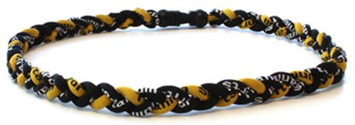 D-Bat Titanium Necklaces-Black/Yellow
