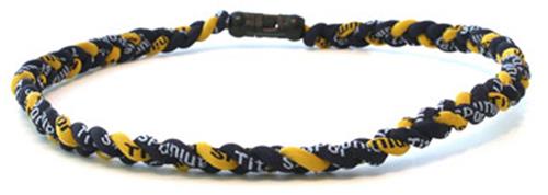 D-Bat Titanium Necklaces-Navy/Yellow