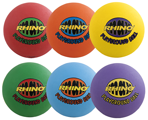 Champion Sports Rhino Max Playground Ball Set of 6