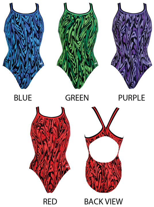 E27373 Dolfin Swimwear All Poly Flyte Swimsuit