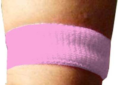 Red Lion PALE PINK Armbands (PAIR)