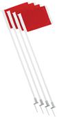 Champion Spring Loaded Steel Base Soccer Flag Set