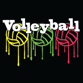 Volleyball Drip T-shirt - Volleyball Equipment and Gear