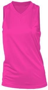 Adams Womens Girls Pink Softball Racer Jersey - Baseball Equipment & Gear