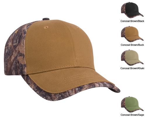 Pacific Headwear 675C Cotton Duck Camouflage Caps. Embroidery is available on this item.