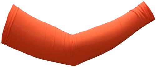 Svforza Women's Solid Neon Orange Sleeve Warmer