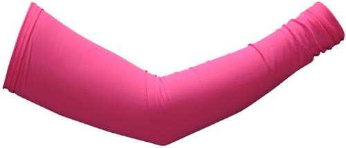 Svforza Women's Solid Neon Pink Sleeve Warmer