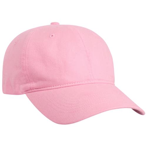 Pacific Headwear 222C Pink Cotton Ladies Caps. Embroidery is available on this item.