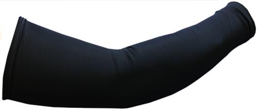 Svforza Men's Solid Black Sleeve Warmer