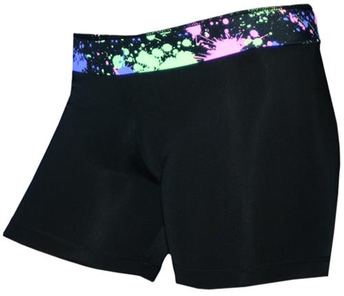 Svforza Black/Splat 4" Compression Shorts