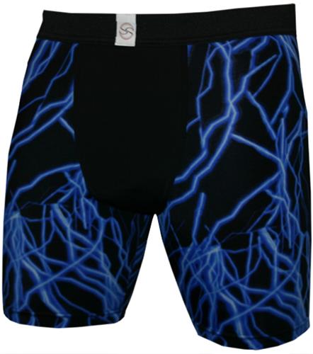 Svforza Blue Lightning 9" Men's Compression Shorts