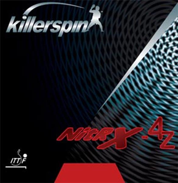 Black Killerspin Table Tennis Rubber Nitrx-4z  43 Degree 2.3 mm 
