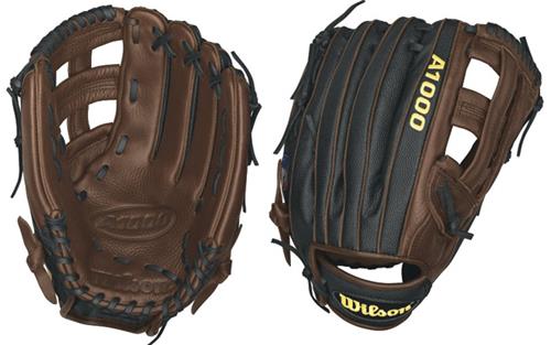 A1000 Leather Outfield 12.5" Baseball Gloves