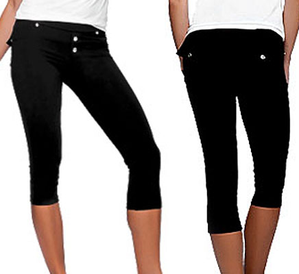 Bluefish Sport Button Capri. Free shipping.  Some exclusions apply.