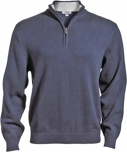 Edwards Unisex Quarter-Zip Sweater. Decorated in seven days or less.