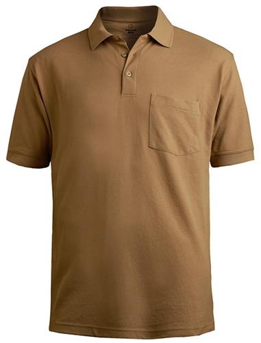 Edwards Unisex Short Sleeve Blended Pique Polo. Printing is available for this item.