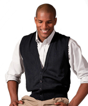 Edwards Unisex Button Vest