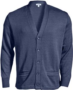 Edwards Unisex Button V-Neck Cardigan w/2 Pockets - Cheerleading ...