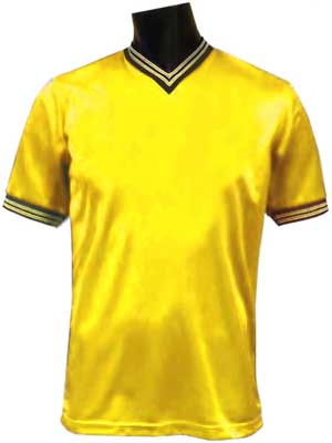 Pre-Numbered - GOLD Soccer Jerseys W/WHITE #s