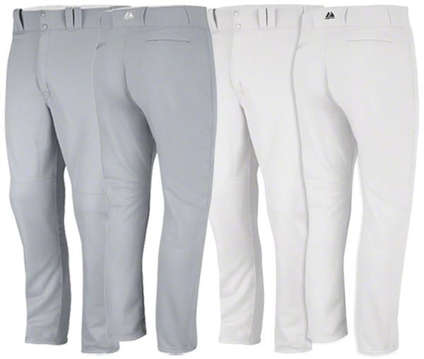 Majestic 8540 Adult Pull Up Baseball Pants XL - White - New 