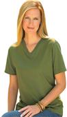 LAT Sportswear Ladies Jersey V-Neck Tee