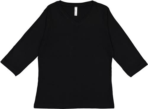 LAT Sportswear Ladies Jersey 3/4 Sleeve T-Shirt