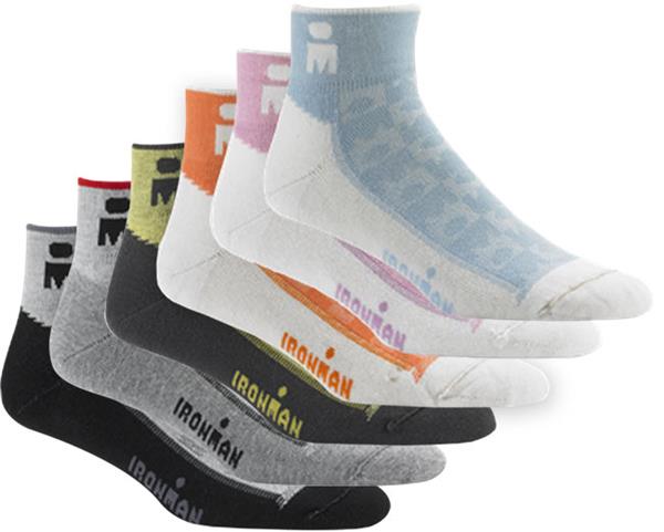 Wigwam Ironman M-Dot Pro Quarter Adult Socks - Soccer Equipment and Gear