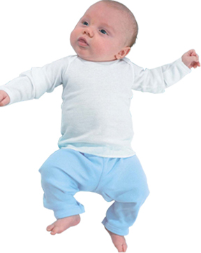 LAT Sportswear Infant Long Sleeve Lap Shoulder T