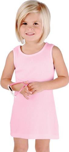 LAT Sportswear Toddler 2x1 Rib Tank Dress