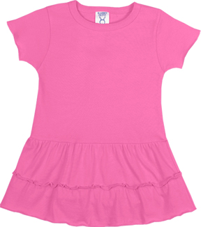 LAT Sportswear Infant Ruffle Romper Dress