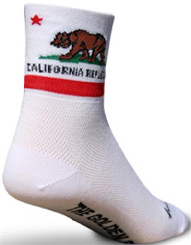 Sockguy Classic California Flag Socks. Free shipping.  Some exclusions apply.