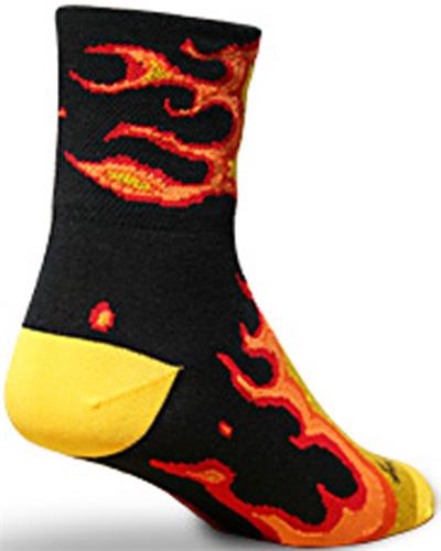 Sockguy Classic Fireball Black Socks. Free shipping.  Some exclusions apply.