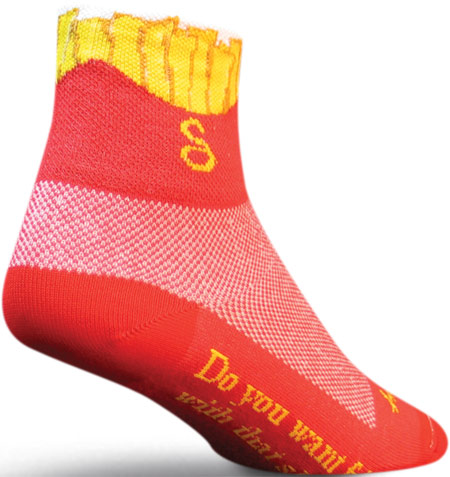 Sockguy Classic Fries Socks. Free shipping.  Some exclusions apply.