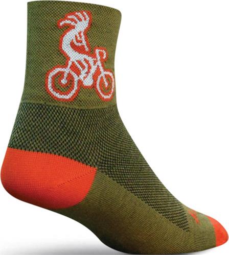 Sockguy Classic Kokopelli Socks. Free shipping.  Some exclusions apply.