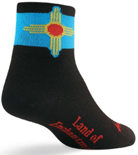 Sockguy New Mexico Flag 3" Cuff Socks. Free shipping.  Some exclusions apply.