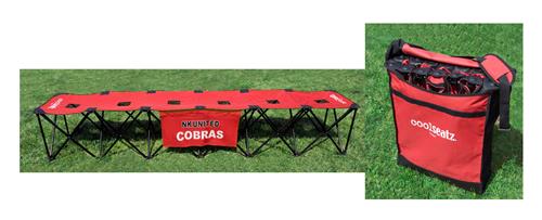 Coolseatz 6 Seater Soccer Portable Player Bench