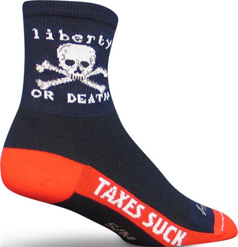 Sockguy Classic Taxes Suck Socks. Free shipping.  Some exclusions apply.