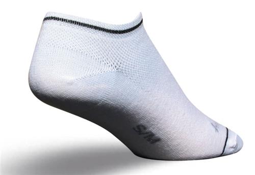 Sockguy 2-Pack NS White Socks. Free shipping.  Some exclusions apply.